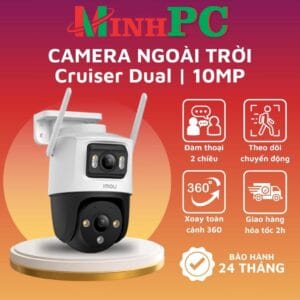 Camera wifi Imou 2 mắt kép Cruiser Dual 10MP IPC-S7XP-10M0WED